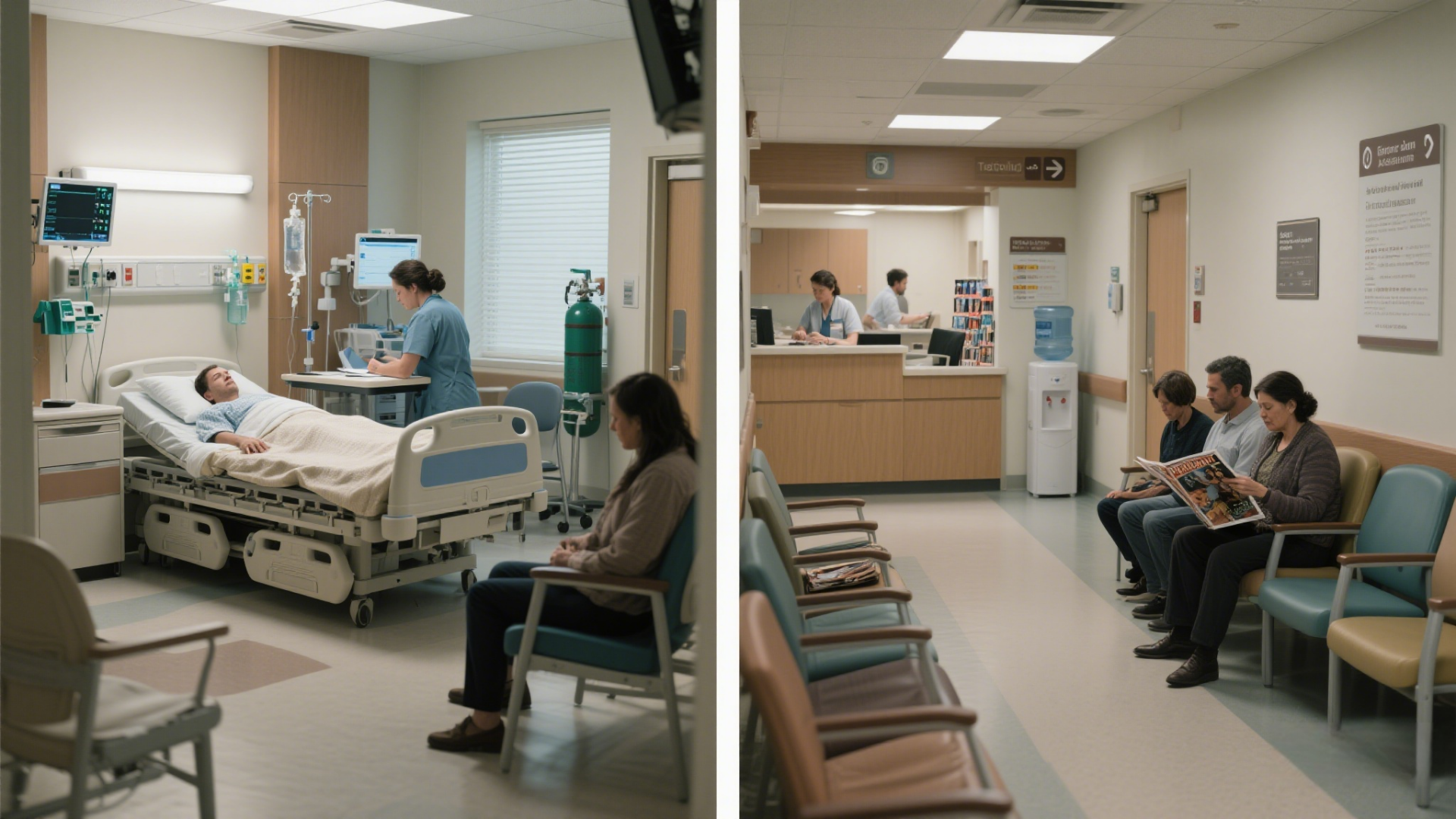 Understanding the Distinct Purposes of Patient Room and Waiting Area Furniture