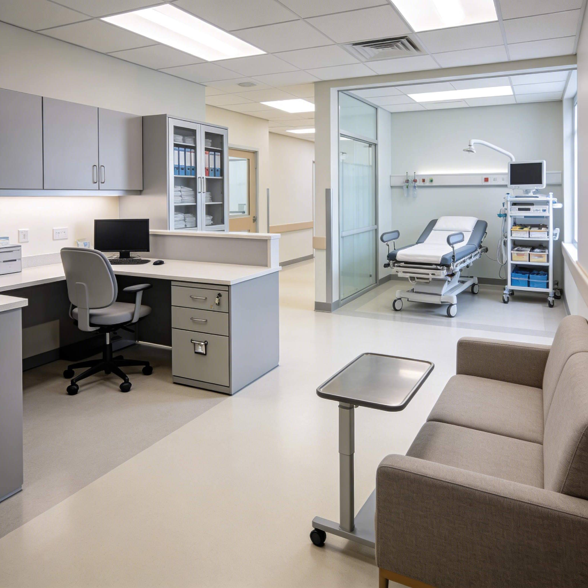 Doctor Office Desk Hospital Furniture
