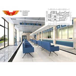 Hospital Waiting Room Chairs - 3-Seater PU Leather Reception Bench for Medical Lobby