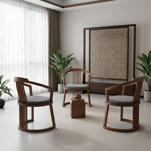 Chinese Solid Wood Armchair for Healthcare & Senior Living