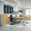 Doctor Consultation Desk Hospital Consultation Room Furniture - Modern Doctor Office Desk & Clinic Examination Suite