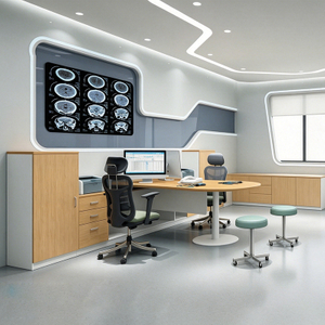 Doctor Consultation Desk Hospital Consultation Room Furniture - Modern Doctor Office Desk & Clinic Examination Suite
