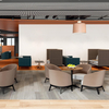 Commercial Lounge Furniture Set for Office Negotiation Areas & Hotel Lounges