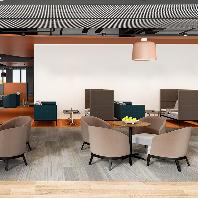 Commercial Lounge Furniture Set for Office Negotiation Areas & Hotel Lounges