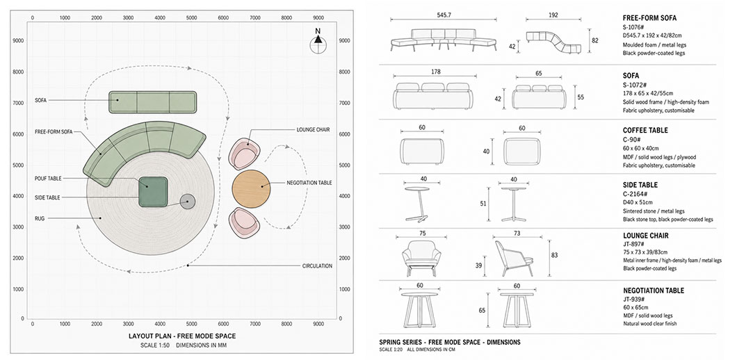 Design Layout and Dimensions